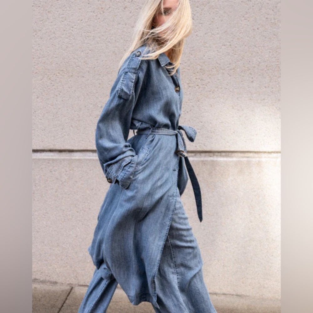 Splendid Dane Denim Trench Coat